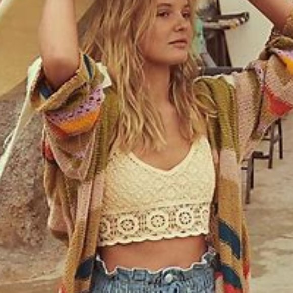 Free People Sydney Crochet Bralette - Luna - Picture 13 of 13